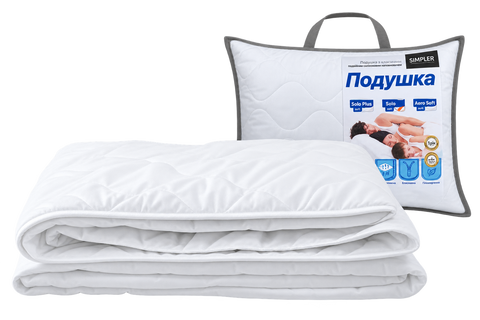 Комплект Comfort - Подушка Solo 50x70 + Наматрацник Simple Save 70х190 см 7011030-17201-70190 фото