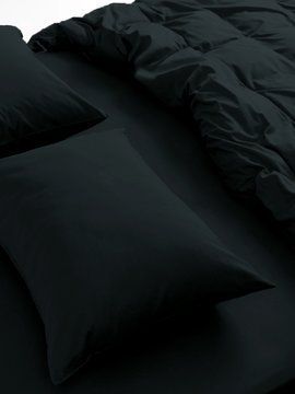 Наволочка на блискавці Good-Dream сатин Black 59-GDSBLACKPC-000000 фото