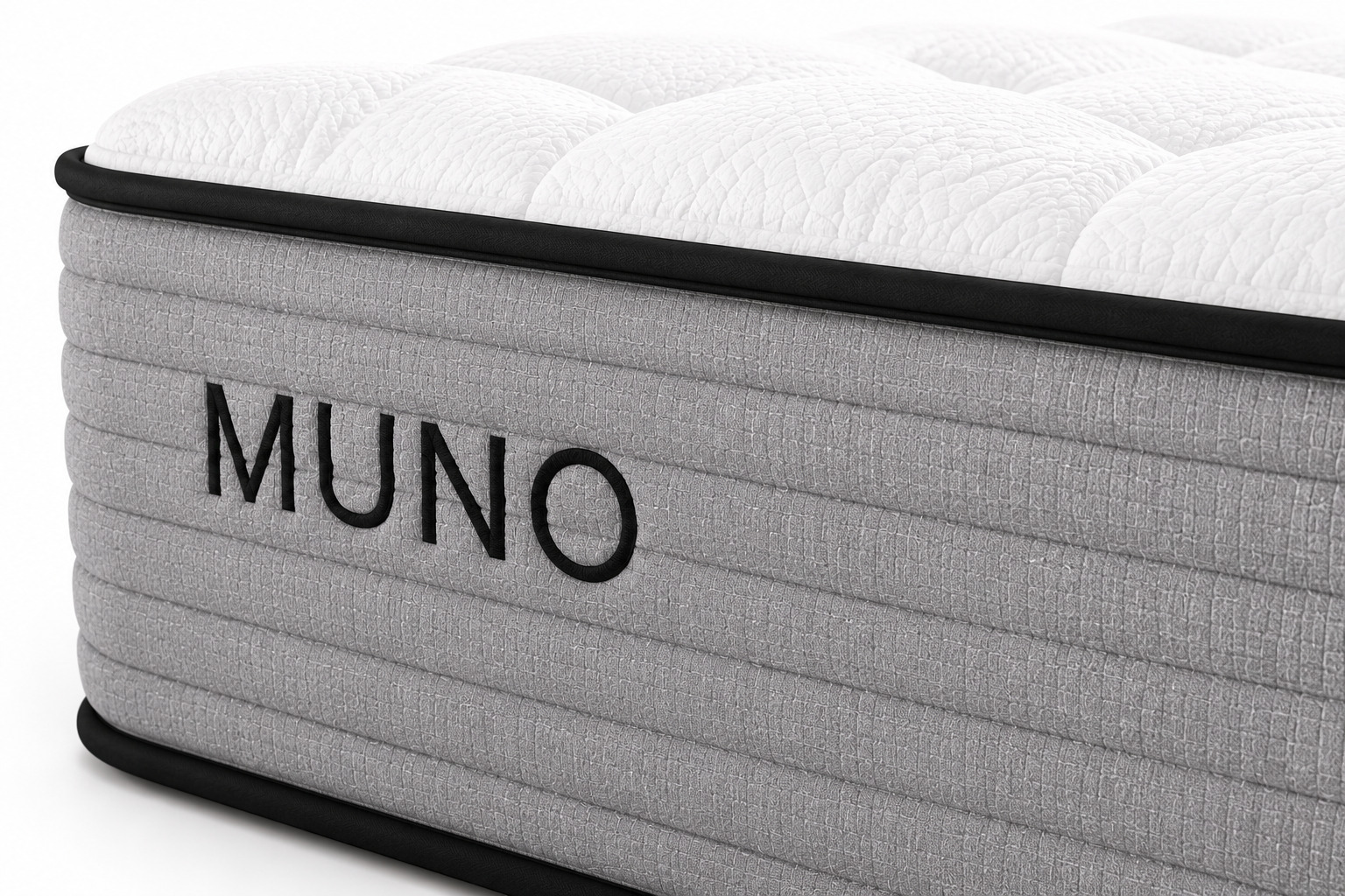 Кант и простёжка чехла Muno Premium Memory сбоку