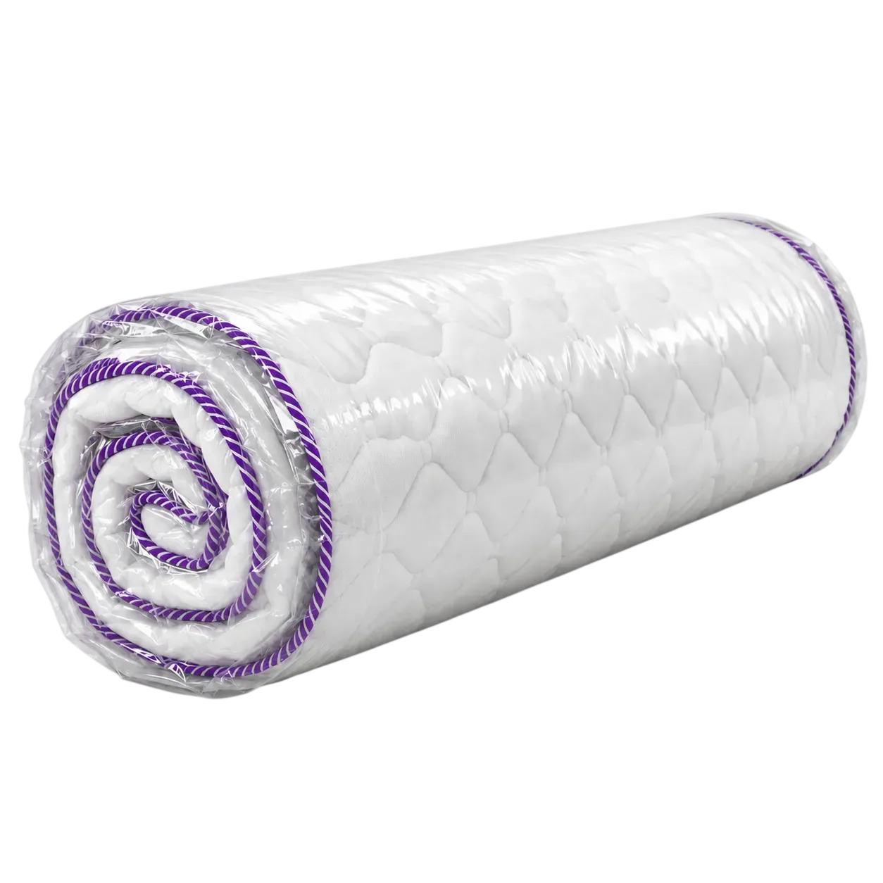 Матрас Purple Linen, скрученный в рулон